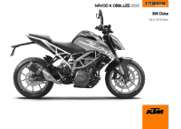 KTM DUKE 390 - Navod k obsluze 2020